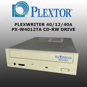 PLEXTOR PlexWriter CD-RW Drive, 40/12/40A - PX-W4012TA INTERNAL ATAPI (E-IDE) - Afbeelding 1 van 7