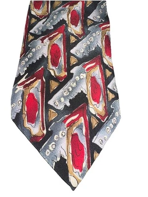 Corbata Carrusel Jerry Garcia Hombre 100% Seda Colección 14, 1996 4"x60" De Colección Foto 1 de 4