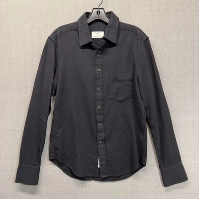 RAG & BONE Vintage Men’s Dark Gray Dress Shirt Long Sleeve Size Medium - Image 1 of 4