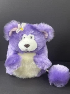 VTG 1999 Commonwealth Purple Honey Bear Mouse w/Furry Ball Tail RARE - Picture 1 of 9