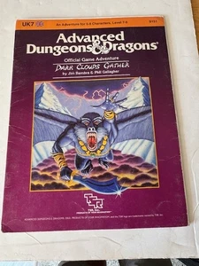 Modulo DARK CLOUDS Gather Advanced Dungeons & Dragons 1985 UK7 #9151 - Foto 1 di 3