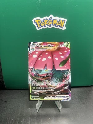 Pokemon TCG Venusaur VMAX Holo Sword & Shield Black Star Promo Card SWSH102 NM - Image 1 of 4