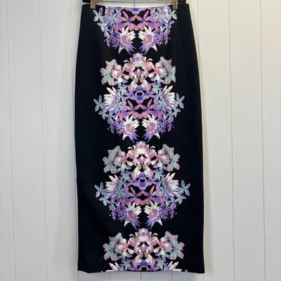 Mossimo Mujeres Y2K Boho Floral Maxi Falda Recta Talla 14 Caprichosa Asiática Inspo Foto 1 de 4