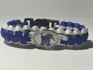 Bracciale Memphis Tigers NCAA Paracord NUOVO - Foto 1 di 2