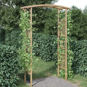 Rose Arch Natural Bamboo Large Decorative Inlays Bamboo Rose Arch - Picture 1 of 7