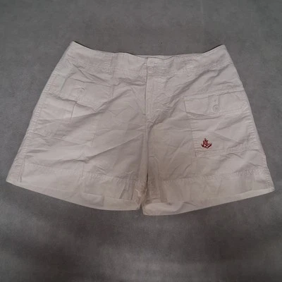 Pantalones Cortos American Living 6 Blanco Chino Vela Estilo Náutico Foto 1 de 3