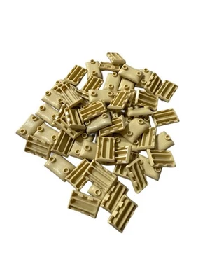 BRICK 60x WW2 Military Army | SAND BEIGE | Sand Bags - Building Blocks Compatible