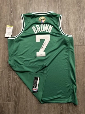 Jaylen Brown Boston Celtics Autograph Signed Finals Jersey! Psa Coa - Image 1 of 3