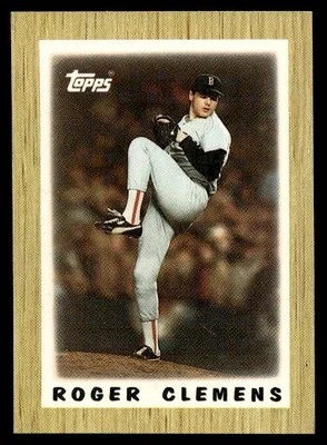 1987 Topps Roger Clemens #42 Boston Red Sox - Image 1 of 2