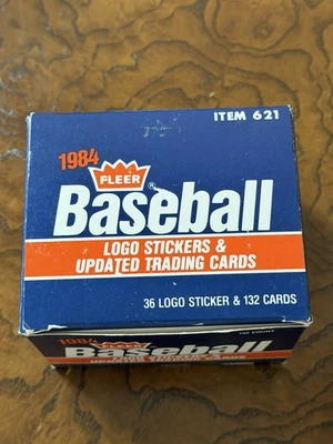 Полный комплект бейсбольных карточек 1984 Fleer Update 132 карточки и 36 наклеек - Изображение 1 из 4