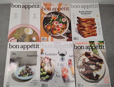 Bon Appetit Magazine Lot of Six Issues From 2018, Five in Flawless Condition! - Image 1 of 4