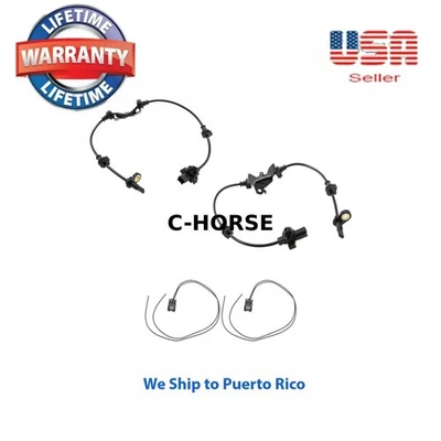 2 ABS 车轮速度传感器右前 & 2 连接器适合:讴歌 TSX 2009-2014 — 第 1/4 张图片