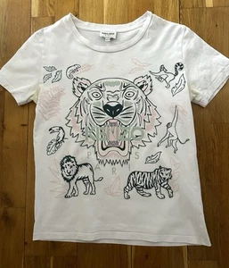 Kenzo Kids Tee T-shirt Tiger And Jungle - 12A/152 - Picture 1 of 3