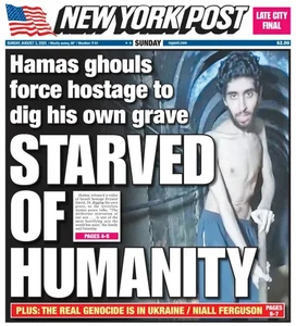 NEW YORK POST GIORNALE AFFAMATO DI UMANITÀ TOP NOTCH 8/2/25 - Foto 1 di 2