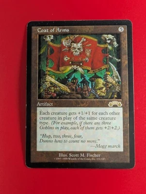 1998 MTG Magic The Gathering Coat of Arms MP Artifact Exodus 131/143 WOTC - Image 1 of 4