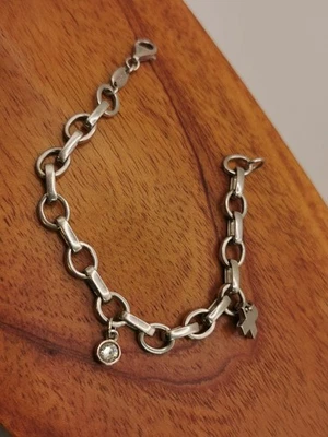 ESPRIT Bettelarmband  925 Silber, 8,5 mm breit, 20 cm lang, 16 gr. schwer  (364) - Bild 1 von 4