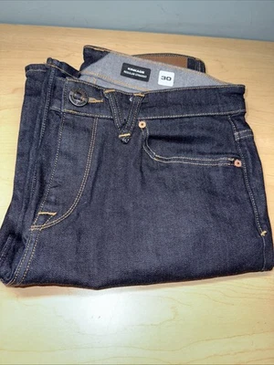 Volcom Men's Dark Wash Kinkade Regular Straight Jeans Size 30 - Image 1 of 4