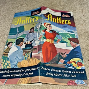 1950s ANTLERS HOTEL, Colorado Springs, Colorado Brochure - Picture 1 of 8