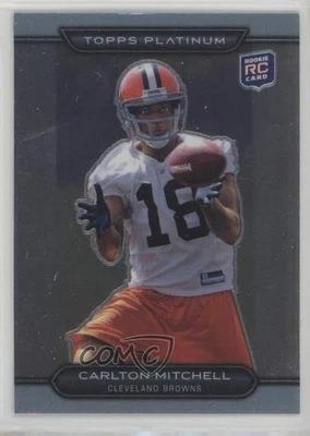 2010 Topps Platinum Carlton Mitchell #61 Rookie RC - Image 1 of 2