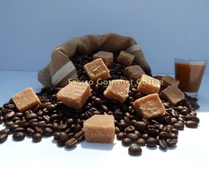 Caramel Fudge Twist Flavour Coffee Beans 100% Arabica Bean Flavoured Coffee - Picture 1 of 1