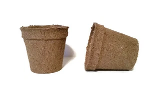 Jiffy 2-1/4 Inch Round Peat Pots, 25 each, Seed Starting, Growing Supplies - Picture 1 of 1