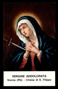santino - heilige Karte MADONNA ADOLORATA-NORCIA - Bild 1 von 1