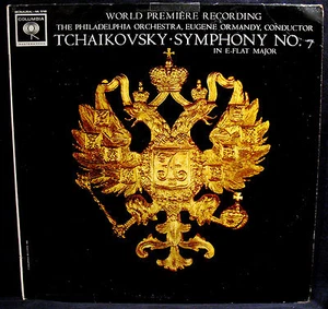 TCHAIKOVSKY-SYMPHONY NO.7-Rare Album In Mono-ORMANDY-COLUMBIA #ML 5749-Six Eye - Foto 1 di 4