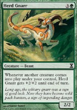 HERD GNARR FOIL Time Spiral MTG Magic the Gathering Cards DJMagic