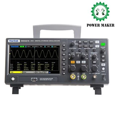 Hantek 2CH Digital Storage Oscilloscope Signal Generator 100Mhz/150Mhz 1GS/s Sam - Image 1 of 4