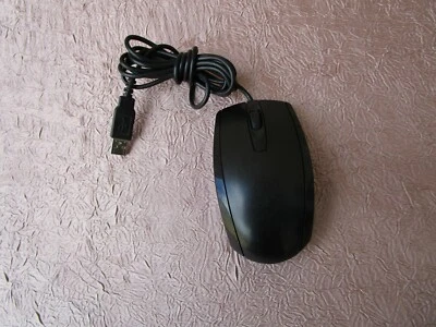 Hp  Mouse P/N 697739 001 .  USB Wired OPTICAL  Mouse . Tested /= Works - Image 1 of 4