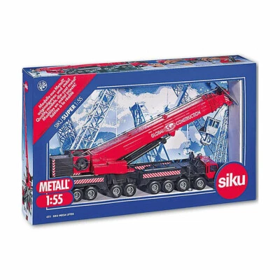 SIKU SUPER  1:55 DIE CAST CAMION GRU CON BRACCIO ESTENSIBILE MEGA LIFTER    4311 - Immagine 1 di 3