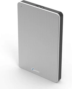 Sonnics 500GB Silver External Portable HDD USB 3.0 Windows PC, Apple Mac, PS4 - Afbeelding 1 van 4