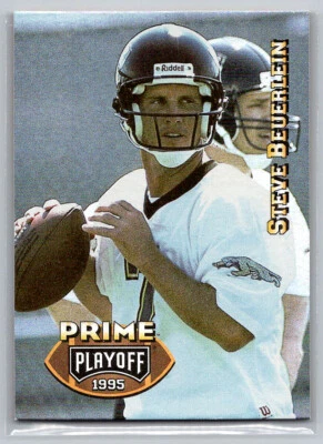 # 127 Steve Beuerlein Jacksonville Jaguars 1995 Playoff Prime - Image 1 of 2