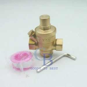 Válvula de mantenimiento de presión de agua ajustable de latón G1/2" DN15 - Imagen 1 de 7