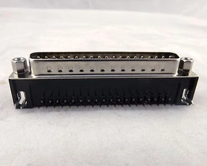 1x DB37 37 Pin Male 2 Rows D-SUB Right Angle PCB Solder Adapter Connector DB37M - Picture 1 of 7
