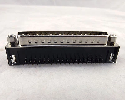 1x DB37 37 Pin Male 2 Rows D-SUB Right Angle PCB Solder Adapter Connector DB37M - Image 1 of 4