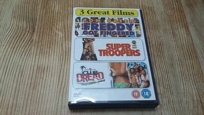 Bundle 3x Comedy DVD - 2001  Freddy Got Fingered/Super Troopers/ 2004 Club Dread - Image 1 of 4