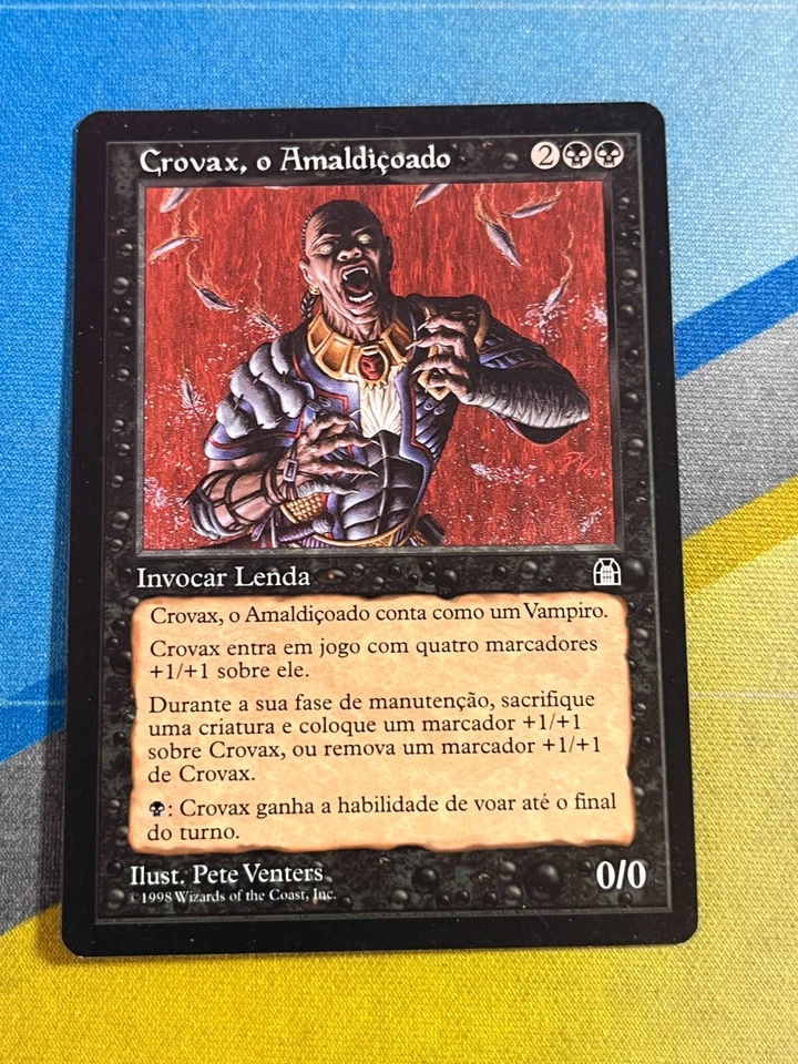 Magic the Gathering MTG Stronghold CROVAX THE CURSED Portuguese - Image 1 of 1