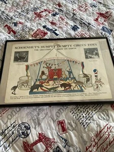 Vintage Schoenhut Toys Antique Print Ad Humpty Dumpty Circus Toys.Early 1900s - Picture 1 of 11