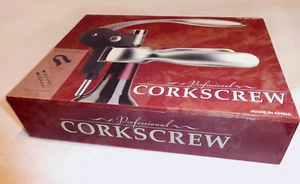 Unused COSTCO PROFESSIONAL CORKSCREW KIT ~Heavy Duty Rabbit~ Foil Cutter +Screws - Picture 1 of 4
