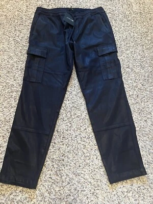 Joes New Men’s Sz L jeans coated cargo pants in night sky. Drawstring  Pull On - Image 1 of 4