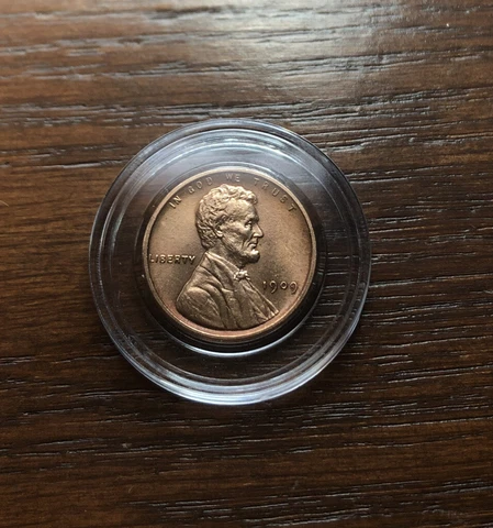 1909 VDB LINCOLN WHEAT PENNY IN STUNNING RED CHOICE AU CONDITION!! Cover