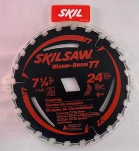 Hoja de sierra circular Skilsaw 76924 7-1/4" Worm-Drive 77 marco a granel - Imagen 1 de 1