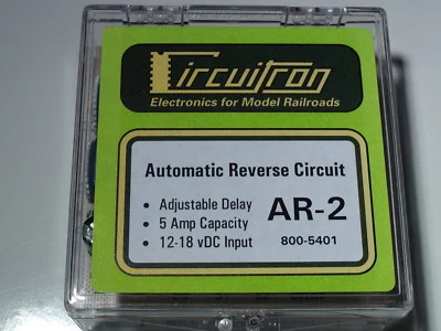 CIRCUITRON 800-5401 AR-2 AUTOMATIC REVERSE CIRCUIT BIGDISCOUNTTRAINS - Image 1 of 4