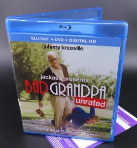 Jackass Presents: Bad Grandpa (Blu-Ray + DVD + Digital, 2013) Unrated - Imagen 1 de 3