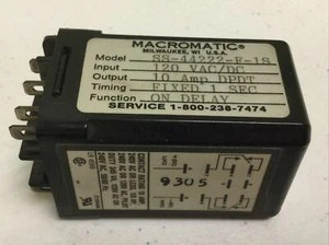 NEW, MACROMATIC E109466 SS 44222 F 1S ELECTRIC RELAY, FREE SHIPPING - Picture 1 of 8