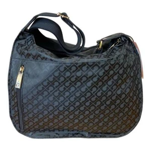 GHERARDINI BORSA SACCA MEDIA da spalla TASCHE Esterne TRACOLLA nero/mar REG 0260 - Imagen 1 de 15
