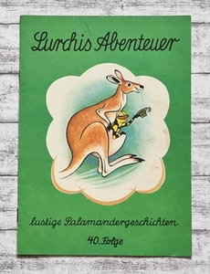 1967 Lurchis Abenteuer 41. Folge Salamander Känguru Schuhe Comic Werbung Vintage - Picture 1 of 3