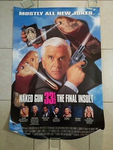 Naked 33 1/3 movie poster  - Leslie Nielsen - 27 x 40 - Picture 1 of 3