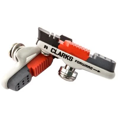 Clarks CPS240 55mm Road Caliper Brake Shoe Pads for Shimano Sram Tektro White - Image 1 of 4